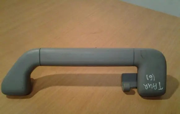 Volkswagen Touareg I Rear interior roof grab handle 3D5857608