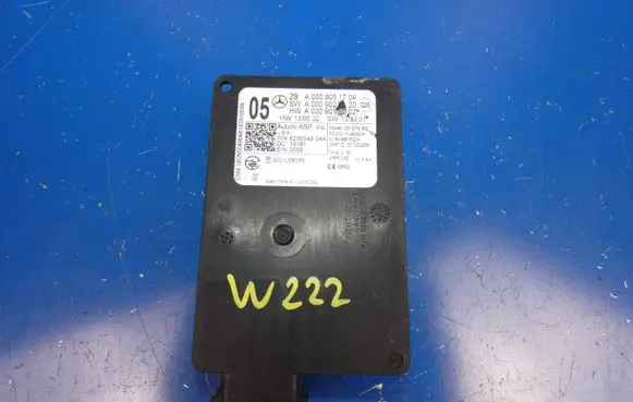 Mercedes-Benz S W222 Other control units/modules A0009051704 A0009011602 A00090216206