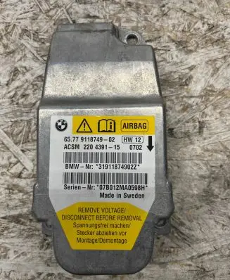 BMW 5 E60 E61 Airbag control unit/module 31911874902Z 220439115 9118749