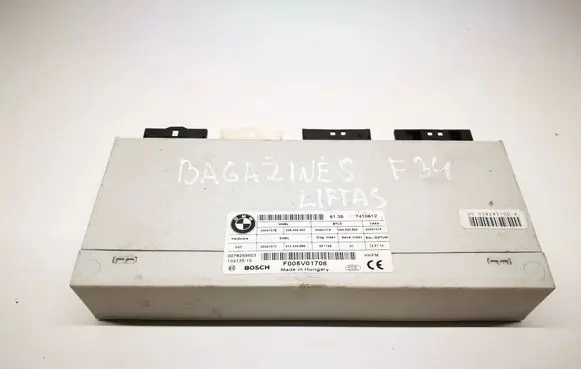 Tailgate/trunk control unit/module