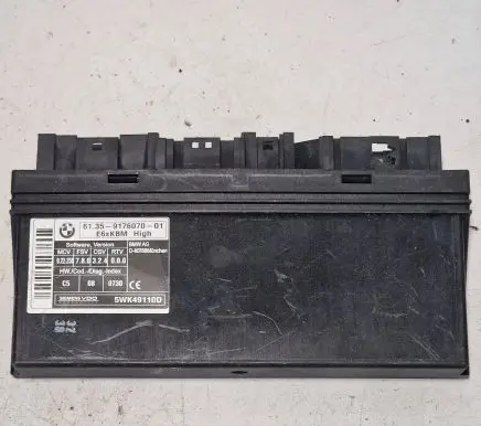 BMW 5 E60 E61 Comfort/convenience module 9176070 780324000 5WK49110D