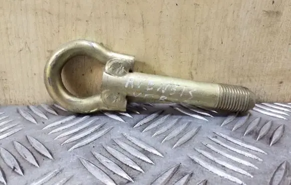 Towing hook eye