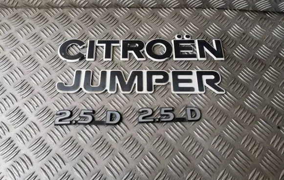 Citroen Jumper Manufacturers badge/model letters 1314957080 1314956080 1314955080