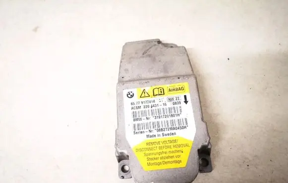 BMW 5 E60 E61 Airbag control unit/module 6577917201801 65.779172018-01