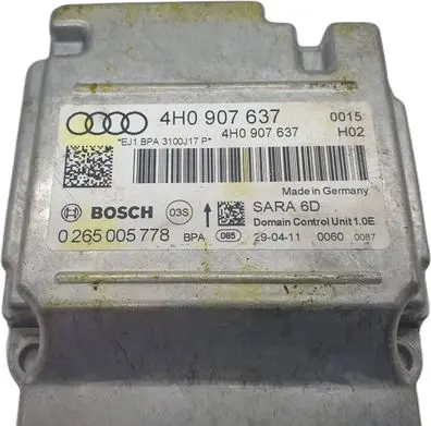 Audi A8 S8 D4 4H ESP acceleration yaw rate sensor 4H0907637 0265005778