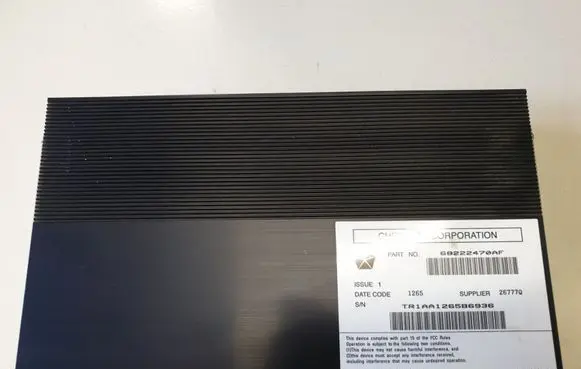 Dodge Challenger Sound amplifier 68222470AF