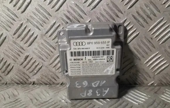 Audi A3 S3 8P Airbag control unit/module 8P0959655P 0812R