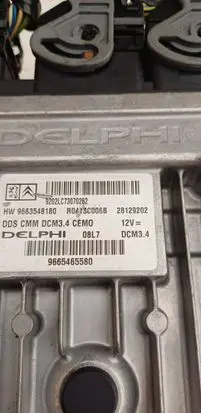 Peugeot 407 Engine control unit/module 9665465580 9663548180 28129202