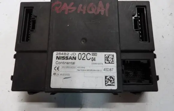 Nissan Qashqai Comfort/convenience module 284B2JD02C 5WK49374