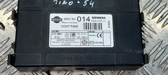 Nissan Almera Tino Comfort/convenience module 28551BU014 5WK48512