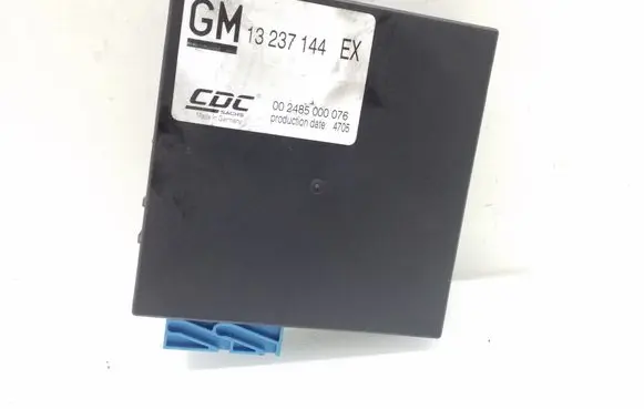 Opel Zafira B Other control units/modules 13237144 002485000076 13237144EX