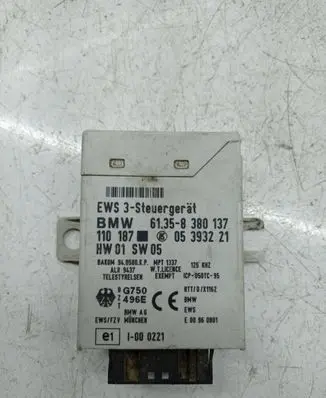 BMW 5 E39 Immobilizer control unit/module 8380137
