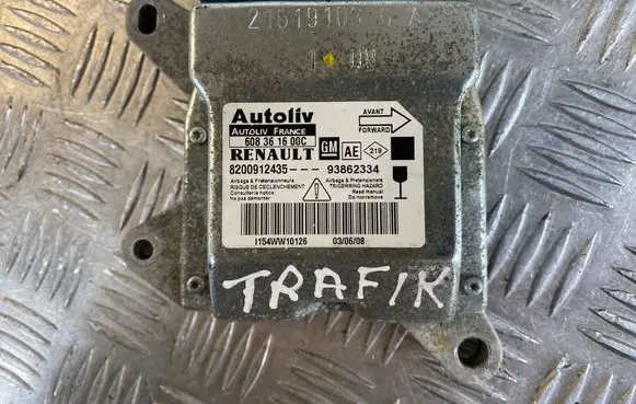 Renault Trafic II (X83) Airbag control unit/module 8200912435 608361600C 93862334