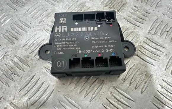 Mercedes-Benz E W212 Door control unit/module A2129004006