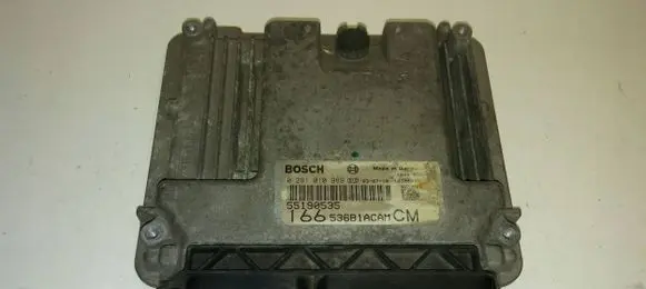 Fiat Punto (199) Engine control unit/module ECU 55190535 536B1ACAM 0281010989