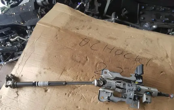 Steering wheel axle