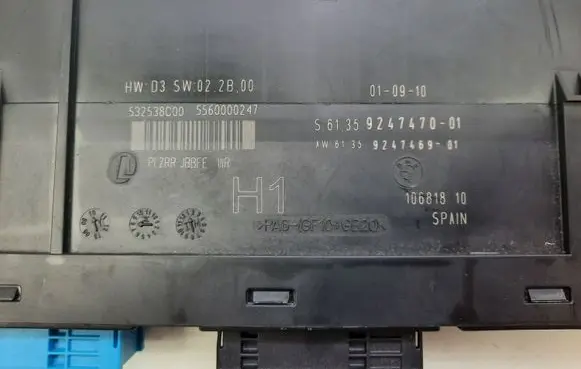 BMW 3 E90 E91 Central body control module 9247470