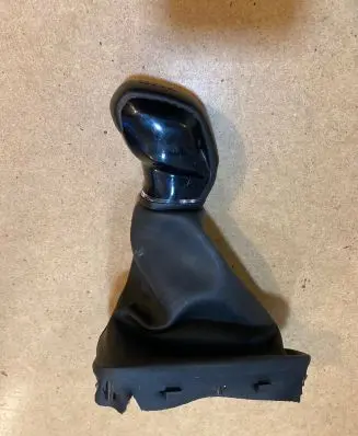 Peugeot Partner III Gear lever shifter trim leather/knob 