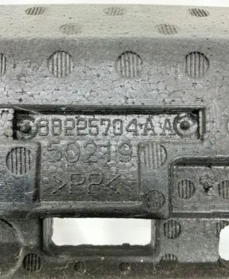 Front bumper foam support bar