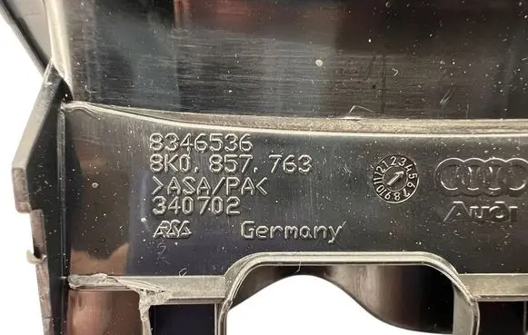 Audi A6 S6 C7 4G Seat belt trim 8K0857763 8346536 340702