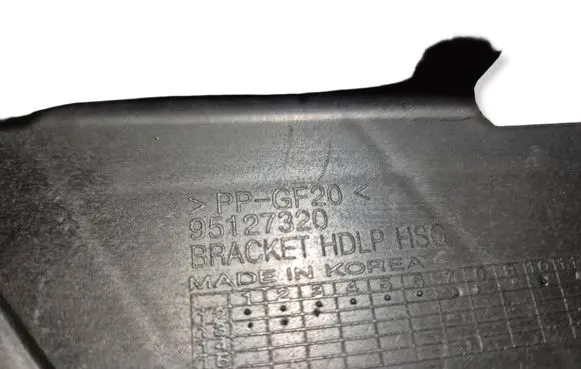 Opel Mokka Headlight/headlamp mounting bracket 95127320