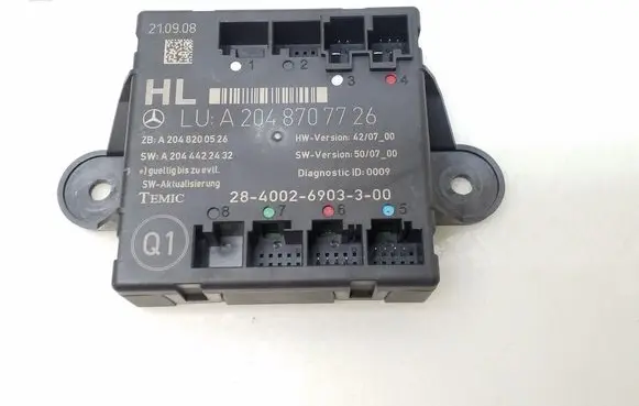 Mercedes-Benz C W204 Door control unit/module A2048707726 A2048200526 A2044422432