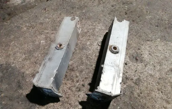 Front bumper shock/impact absorber