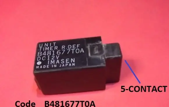 Mazda 323 F Other relay B481677T0A