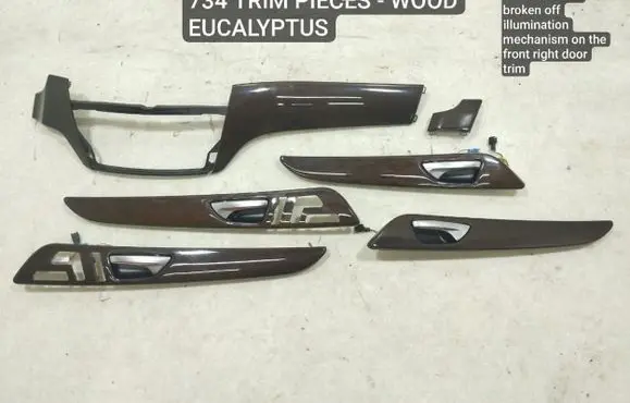 Mercedes-Benz GL X166 Interior decorative trim set A1667203122