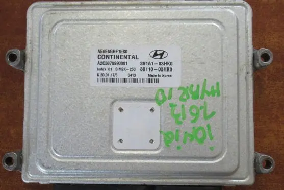 Hyundai Ioniq Engine control unit/module 391A103HK0
