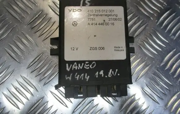 Mercedes-Benz Vaneo W414 Door central lock control unit/module A4144460016
