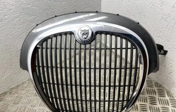 Jaguar S-Type Front bumper upper radiator grill 4R838A100AB 4R838A100DB 4R838A100CBW