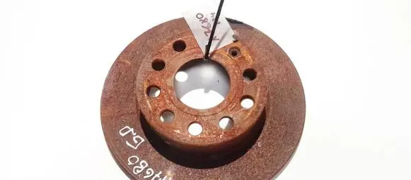 Volkswagen Caddy Rear brake disc neventiliuojamas