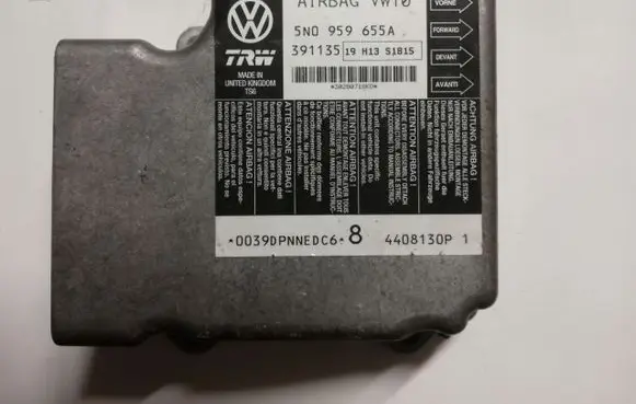 Volkswagen Tiguan Airbag control unit/module 5N0959655A