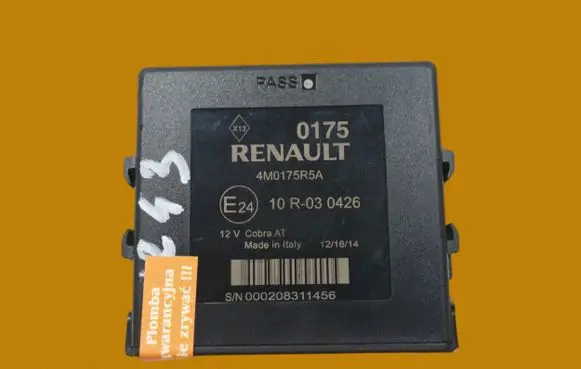 Renault Laguna III Other control units/modules 4M0175R5A