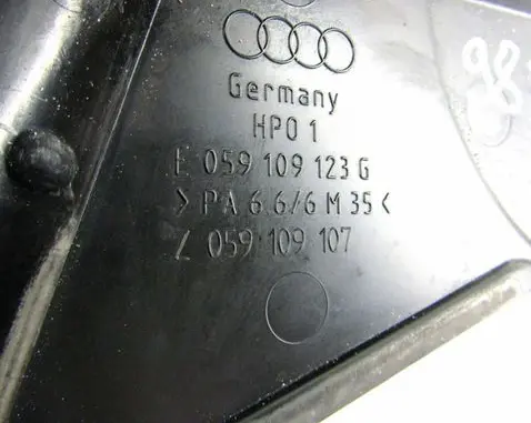 Audi A6 S6 C5 4B Timing belt guard (cover) 059109123G