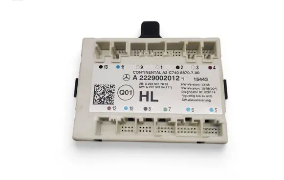 Mercedes-Benz S W222 Door control unit/module A2229002012