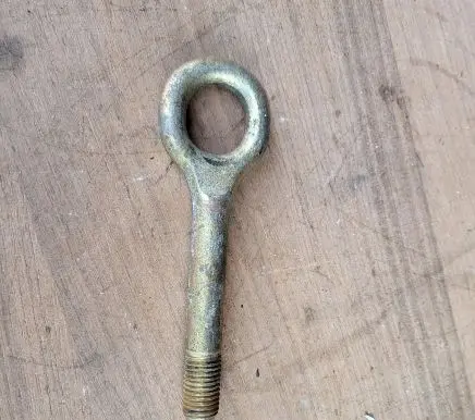Towing hook eye