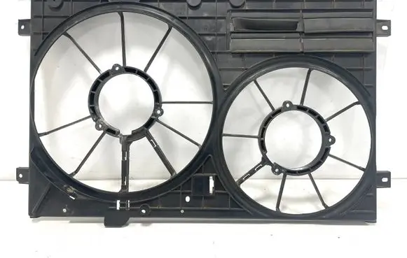 Volkswagen Eos Radiator cooling fan shroud 1K0121207AQ 1355D300199