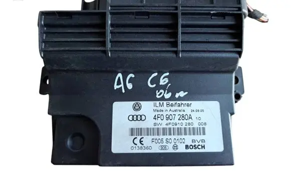 Audi A6 S6 C6 4F Other control units/modules 4F0907280A 4F0910280