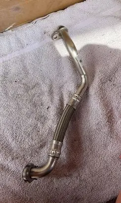 Volkswagen PASSAT B7 Turbo turbocharger oiling pipe/hose 03C145735C