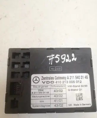 Mercedes-Benz CLS C219 Gateway control module A2115403145