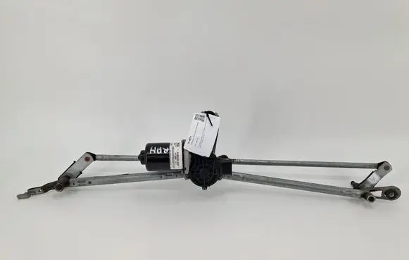Front wiper linkage and motor