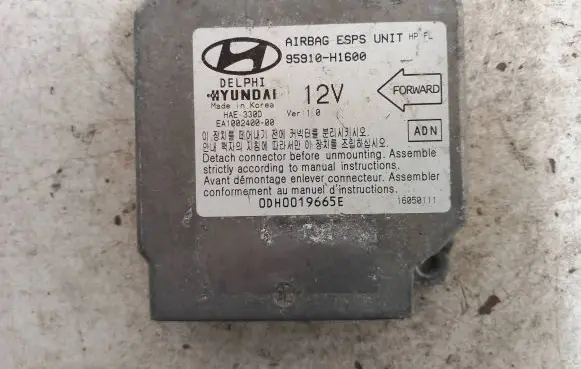 Hyundai Terracan Airbag control unit/module 95910H1600 16050111 0DH0019665E