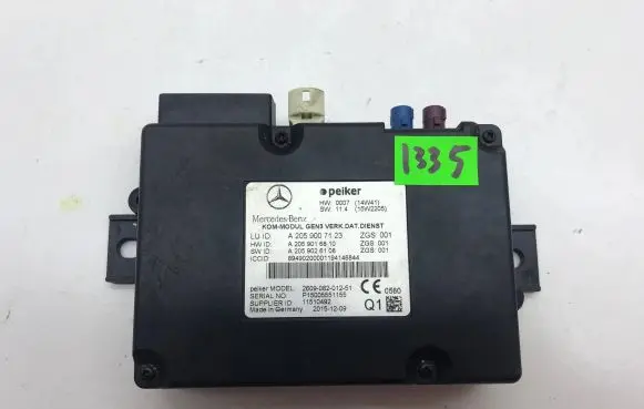 Mercedes-Benz C W205 Other control units/modules A2059007123 A2059016810 A949020000119