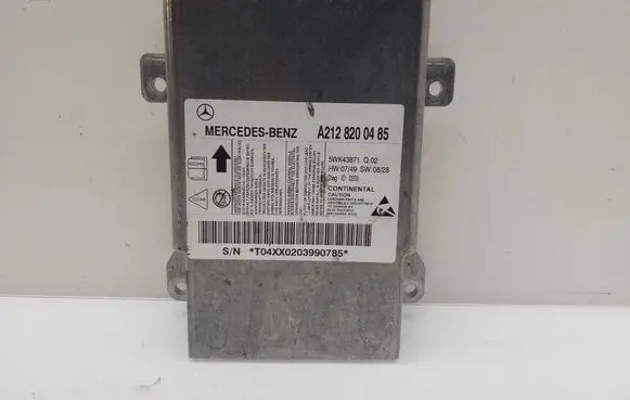 Mercedes-Benz E W212 Airbag control unit/module A2128200485 5WK43871