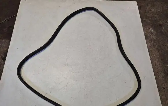 Front door rubber seal