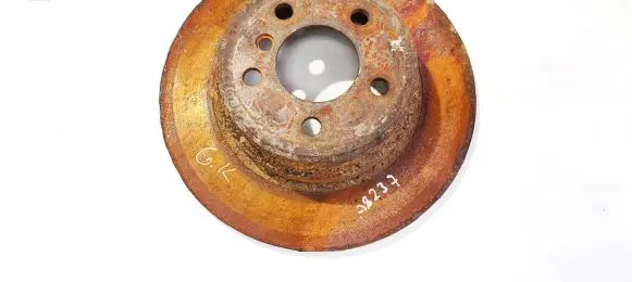 BMW X5 E53 Rear brake disc neventiliuojamas