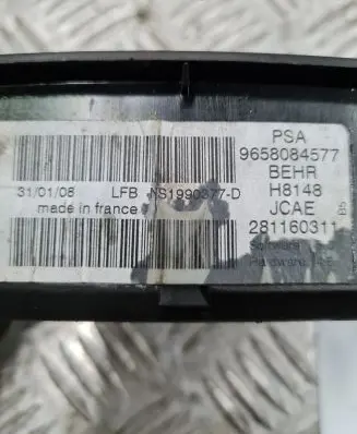 Citroen C4 I Climate control unit 9658084577