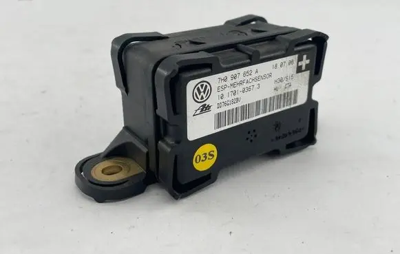 Audi Q7 4L ESP acceleration yaw rate sensor 7H0907652A 10170103673 DD76G182BV
